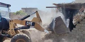 إزالة 30 حالة تعدٍ على مبان مخالفة بمساحة 3305م2 بالبحيرة